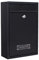 Rottner Mailbox Tarvis, Cylinder Lock with 2 Keys, Steel, WxH 215x320 mm, Mounting Material Included, Nameplate, Transparent Window