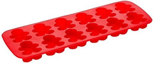Premier Housewares 12 Gingerbread Man Cake Mould Tray - Red