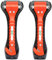 ipow 2 Pezzi Grande Martello di Emergenza Martello di Emergenza per Auto per Rompere Finestra e Tagliare Le Cinture di Sicurezza, Arancione