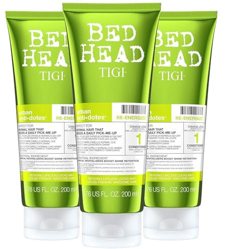 TIGI Bed Head Urban Anti+Dotes Re-Energize Conditioner Triple Pack (3x 200ml)