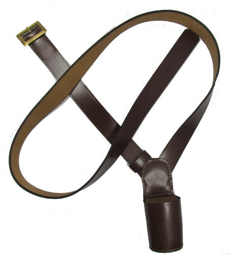 Uniform Store London Cinturón cruzado, portador de bandera, soporte para bandera, hombro derecho marrón, tamaño 193 cm, R285XL, dorado, L