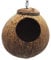 UEETEK Nid d'oiseaux Nid de coquille de noix de coco pour perruches Budgerigar et petit animal domestique