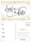 Hadley Designs 25 elegante Gold Dots Save The Date Postkarten für Hochzeit, Verlobung, Jahrestag, Babyparty, Geburtstagsparty-Einladungen, einfache schwarz-weiße Blanko-Eventankündigungen