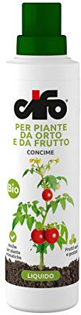 CIFO per Piante da Orto e da Frutto. Concime Liquido Bio. Anche per Piante aromatiche e Frutti sani e gustosi. 500ml.
