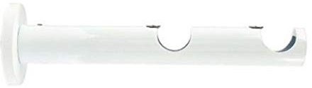 Sento 19mm Weiß Glanz Zusammenstellung Gardinenstangen Erstellen Vorhangstange 1x 2-läuf Wandhalter Modern