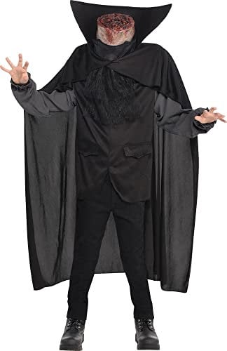 amscan 9907336-55 Child Boys Headless Horseman Jumpsuit Boys Halloween Fancy Dress Costume Age: 10-12 Years