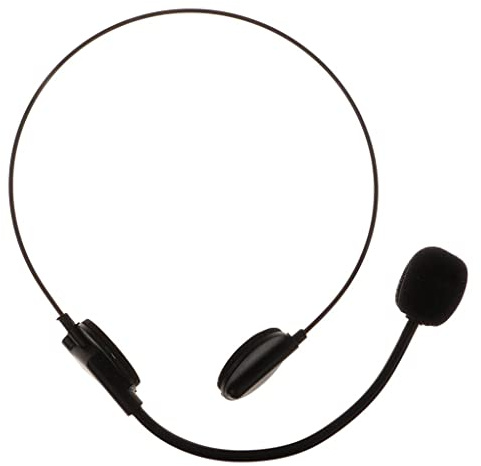 Sharplace Headset Mikrofon Spielzeug für Halloween, Funktelefon Headset Requisite, Popstar Mikrofon Kostüm Zubehör, Mikrofon Spielzeug Cosplay Kostüm Requisite für Maskerade Cosplay Party