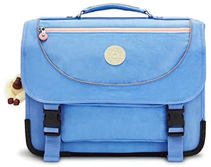 Kipling PREPPY, Schultasche Inklusive Fluoreszierender Regenschutz, 41 cm, 15 L, 1.16 kg, Sweet Blue Combo