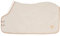 Abschwitzdecke mit Fellkragen Beige Glitzer (145cm)