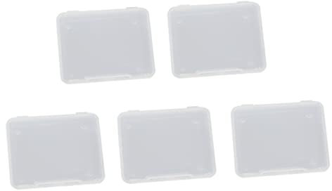 HEMOTON 5stücke Transparente Aufbewahrungsbox Aus Kunststoff Werkzeugkasten Für Kleinteile Aufbewahrungsbox Für Bauteile Mit Pp-Deckel Medikamentenbox Praktische Werkzeugbox