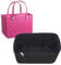 Lckaey Rubber Beach Bag Organizer Compatible with Bo Bag Tote,Divider Pouch for Bo Bags Accessories Felt Insert3018black-M
