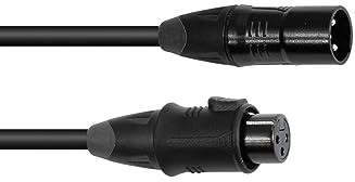 EUROLITE DMX Kabel EC-1 IP65 3pol 3m sw
