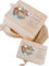 wunderwunsch® - Personalisierte Erinnerungsbox Baby mit Spezial-Druck - Baby Erinnerungsbox - Erinnerungskiste aus Holz - Geschenk zur Geburt (Tiere Arche Noah, M | 40 x 30 x 22 cm)