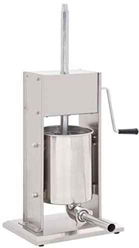 Rantry Manual Sausage Stuffer Silver 10 L Stainless Steel Kitchen Appliances