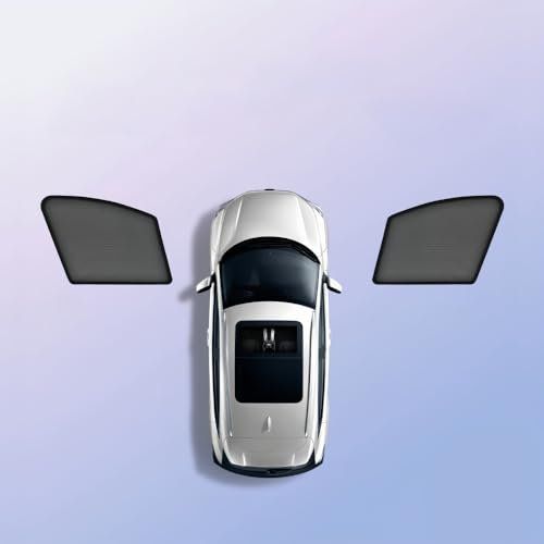 OscitY Coche Ventanas Laterales Parasol, para Hyu-ndai Santa Fe 2019-2023 Delanteras Trasera Ventana Lateral Bloquear UV Anti Mosquito Protección Accesorios,Front-Window
