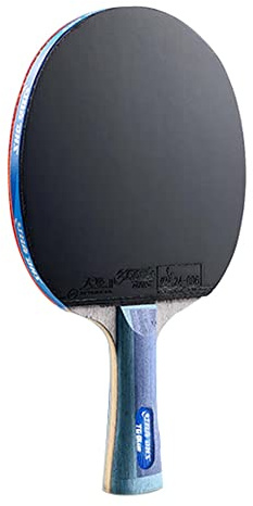 Professioneller Tischtennisschläger, hochelastischer Blauer Schwamm, fortschrittlicher Tischtennisschläger mit ITTF-zugelassenem Gummi, offener Griff/8 Sterne/Langer Griff