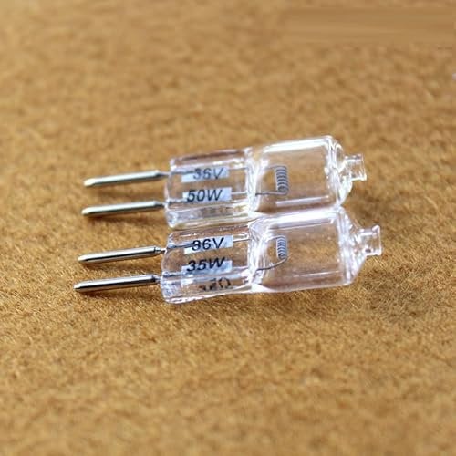 LEDLOCLB 3PCS G5.3 Halogen Bulb 2-pin 36V 35W 50W,390LM Warm White 2700K, Suitable For Chandeliers, Track Lights, Landscape Lights, Table Lights,G5.3-36V,3 Pezzi