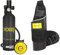 DIDEEP Equipo de tanque de buceo, cilindro de gas de buceo, cilindro de oxígeno, cilindro de oxígeno de 1 litro, botella de agua de buceo (juego de dos piezas de 1 L) (negro)