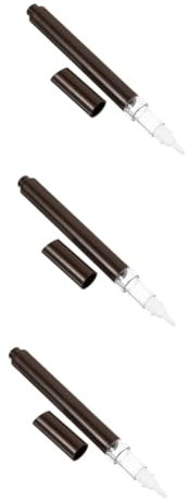 minkissy 3stücke Leere Nachfüllbare Nagellackflasche Mit Pinselspitze Vielseitig Einsetzbar Für Nagelkunst Und Lippenpflege Tragbar Und Praktisch Für Reisen Und Partys