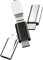 Adaptador Lightning a Micro USB (3 Pack) compatible para Samsung Cable Móvil Lightning Hembra Jack Micro USB Macho Carga Convertidor Adapter to-Mc