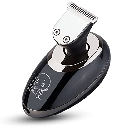 Elektrischer Bartrasierer Kopf aus Metall, Ersatz Zubehör für Herren | 4 Aufsätze, Sichere Haarkürzung, Schwarz, für Koteletten und Gesichtshaare im Salon