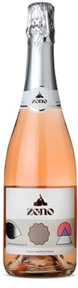 ZENO alcohol-liberated Sparkling Rosé non-alcoholic wine (Bottle of 1x750ml) Vegan friendlyGluten Free, Alcohol Free Wine, Gift Set, Ideal for Celebrations and Festive Parties (Single)