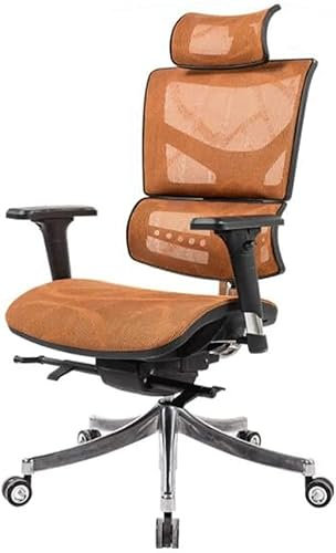 ASHSDI Chaise pour Bureau Chaise de Jeu Chaise d'ordinateur Chaise de Bureau Ergonomique Hauteur réglable et accoudoir Maison Chaise en Maille Siège De Bureau(D)