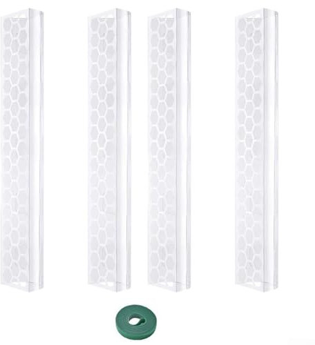 HOHOVYVY Monstera Lot de 4 tuteurs empilables en plastique pour plantes grimpantes et verticales 17