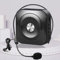 bangminda 2000mAh Amplificatore Vocale Portatile Ricaricabile con Microfono Cablato Microfono Personale Insegnanti Altoparlante Guide Mini Amplificatore di Voce per Turistiche Allenatori (Nero)