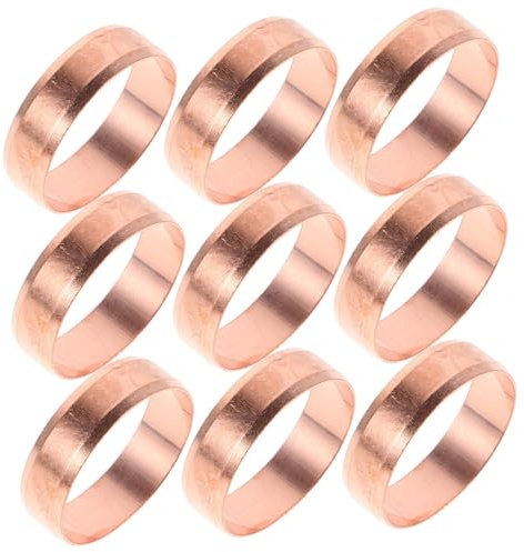 CANIGHT 10pcs Copper Tube Clamp for Fuel Pump Easy Replacement Fuel Pump Mount Bracket Copper Design for Secure