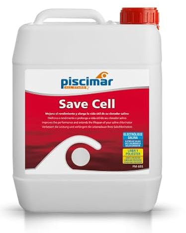 PM-695 Save Cell: Mejora el Rendimiento y Vida útil del clorador salino. Botella 5 Lt
