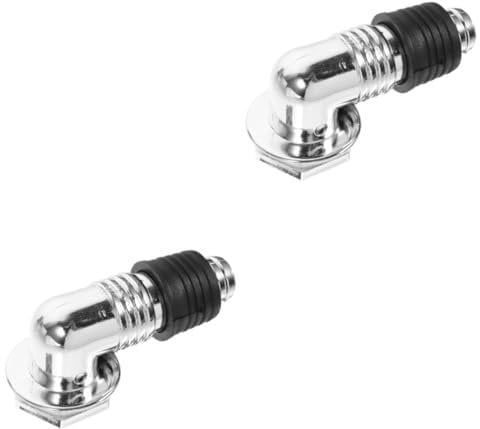 HOMSFOU 2pcs Washing Machine Connector Preventer Control Cleaner Converter Hose Washer Stopper Adjustable Plumb Fastener Removable Strainer for Sink Drain Backflow Pipe Silver