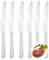 FAMILY Pack 6 Cuchillo de Mesa 22.6x2CM Acero Inoxidable Diseño Punto, Elegancia y Funcionalidad para Cada Ocasión, Cubiertos de Alta Gama para Hogar y Restaurante