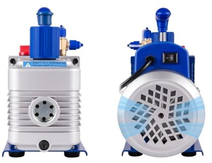 ONGCPQPEO 4.8CFM AC Refrigerant Vacuum Pump with Gauges HVAC Refrigeration Home Vacuum Packing Air Condition Automobile Maintenance