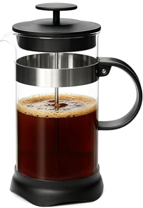 Newthinking French Press Coffee Maker, Cafetiere 8 Cup, Cafetiere Coffee Press with Heat Resistant Borosilicate Glass and Stainless Steel Filter 1L / 34 oz