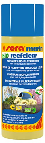sera marin bio reefclear 250 ml Wasseraufbereiter Meerwasser baut Ammonium und Nitrit mithilfe von Reinigungsbakterien ab