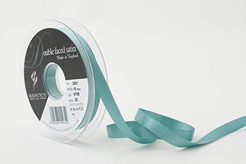 Berisfords 3501 Satinband 10 mm Petrol 9788 10,5 x 10,5 x 1,5 cm Double Face Poly Satinband, Petrol