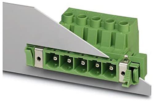 PHOENIX CONTACT DFK-PC 16/4-STF-10.16 Durchführungsstecker, 4 Potenziale, 4 Polzahl, 1000V, 76A, 10.16mm Rastermaß, Grün, 10 Stück