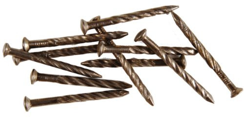 M-D Building Products 91194 1-1/4-Inch Screw Nails for Carpet Metal, Pewter