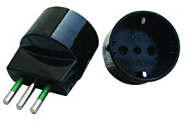 Vimar 00303 Adattatore S17+P30, Bianco