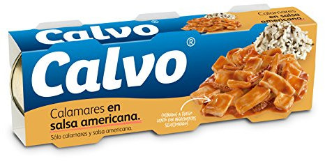 Calvo Calamares en Salsa Americana Pack3 x 80g