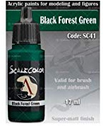 YIOSOA Scalecolor SC-41 Acrylic Black Forest Green 17ml