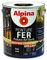ALPINA Peinture Fer antirouille - Brillant Noir Mat 2,5L 30m²