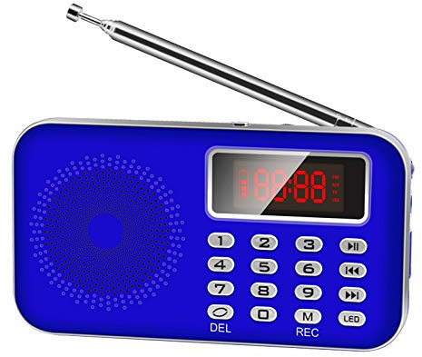 BW Y-619 Mini altavoz portátil de la tarjeta de la ayuda TF con el agujero de entrada AUX para ancianos