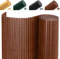 INMOZATA PVC Garden Screening 2m High Privacy Fence Screening Privacy Protective Screens for Garden, Backyard, Balcony, Terrace (Brown,2x3m)