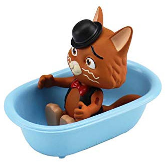 Smoby 7600180116 180116 Spielfigur Stink mit Badewanne, Figur aus der 44 Cats Serie, für Kinder ab 3 Jahren, Mehrfarbig