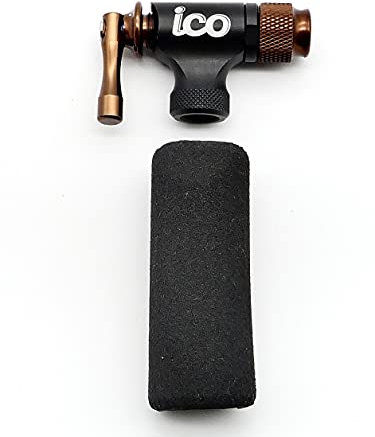 CO2 Bike Pump CO2 Inflator for Tyres, Presta and Schrader Valve Compatible - for road and mountain bikes