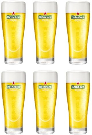 Verres à bière Heineken Ellipse 250 ml - 6 pièces