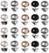 Amosfun 20pcs Brosche Knöpfe Perle Hemd Knöpfe Cover Up Knopf Pin klein Prevent versehentliche Exposition Knöpfe für Kleidung Kleid Supplies Farbe 1