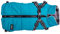 CHIARA Winterjacke mit Geschirr Modell MAX Größe XL (Material: 100% Polyester, Hundewinterjacke mit integriertem Fleece-Futter, Step-in, anpassbare Länge, maschinenwaschbar), Farbe: Türkis